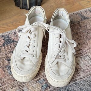 Rag & Bone Canvas Sneakers in Light Beige